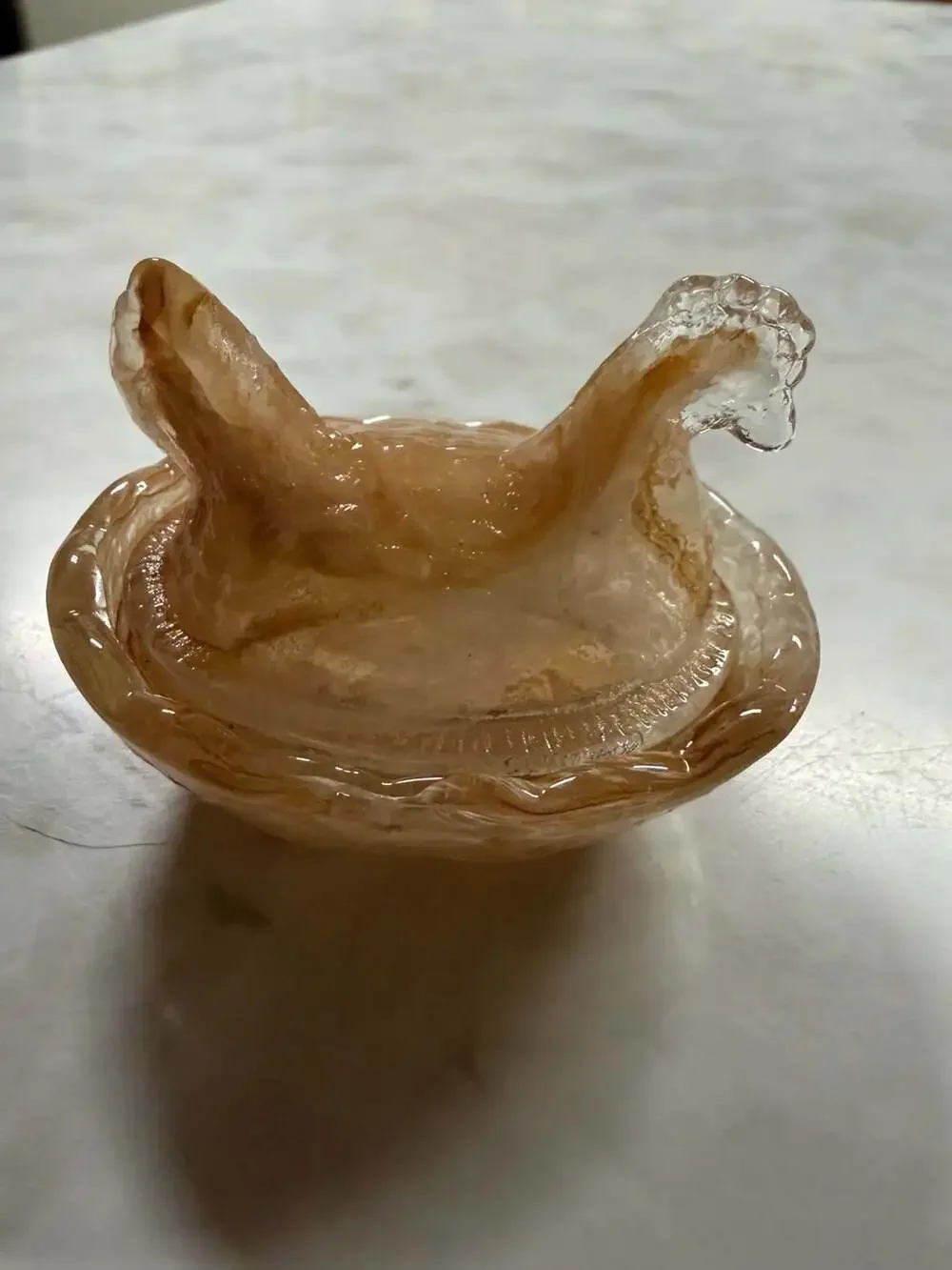Vintage Style Hen on Nest Salt Cellar